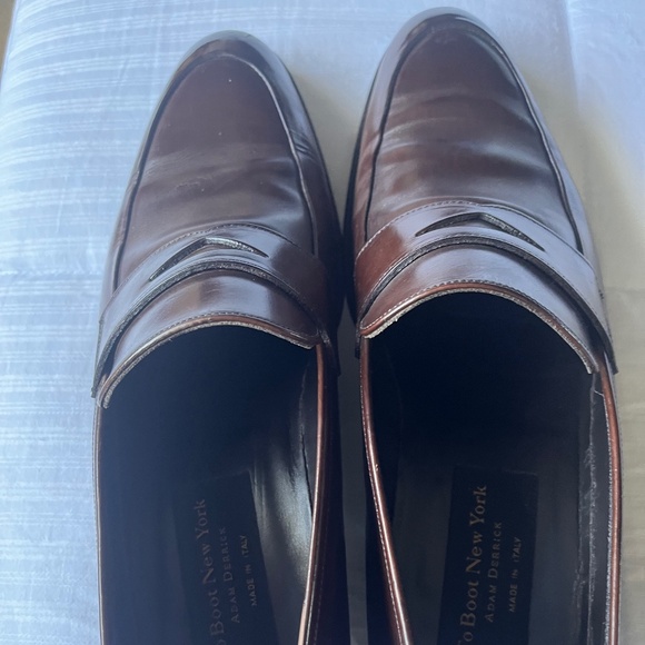 Brown Penny Loafers To Boot "Francis" size 8 1/2 - Picture 7 of 12